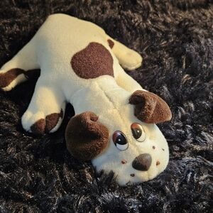 Pound Puppy 9" Brown and White Stuffed Dog